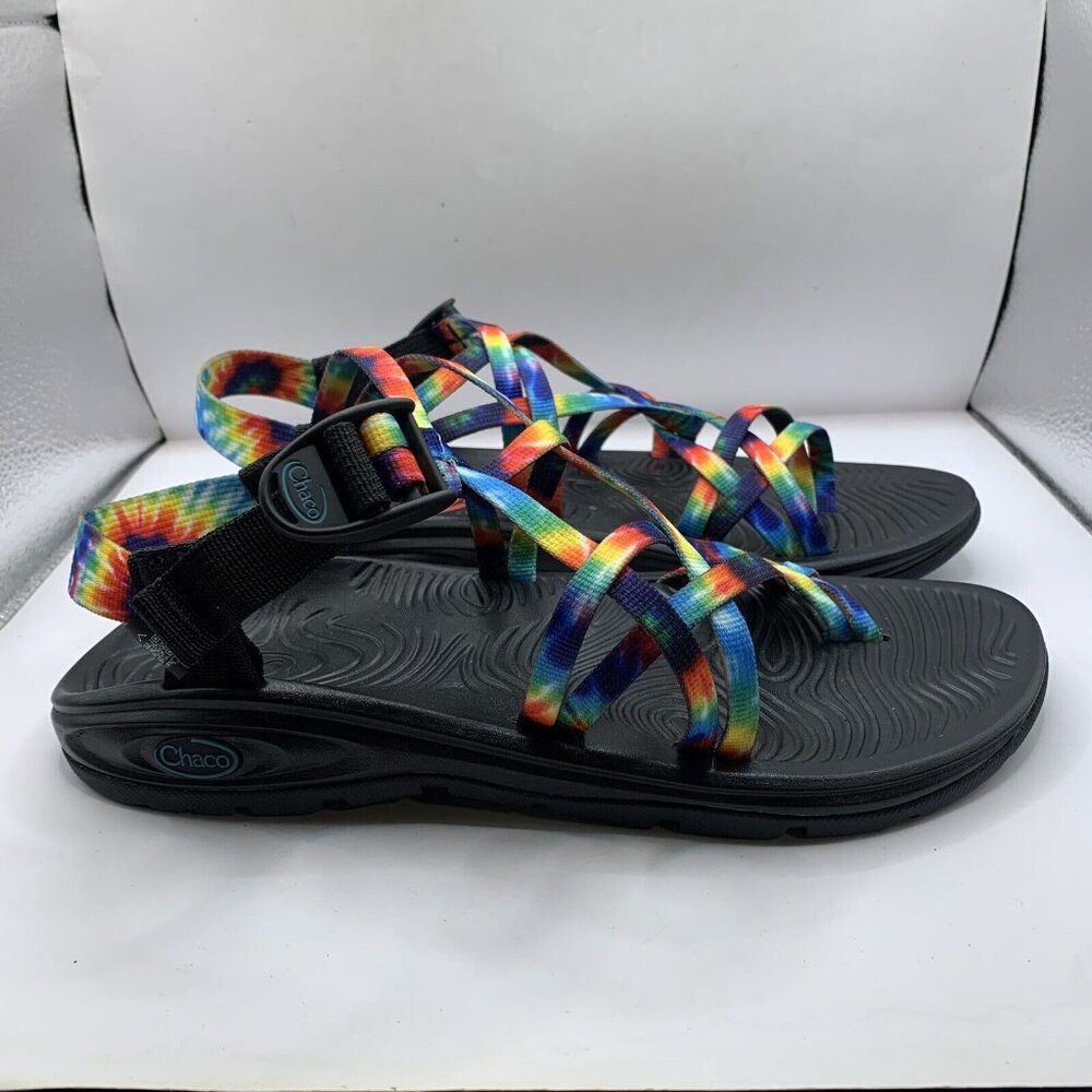Chaco Z/Volv X2 Sandals - Women's tie dye sandals size 10 D21 Hiking Outdoor - Picture 1 of 7